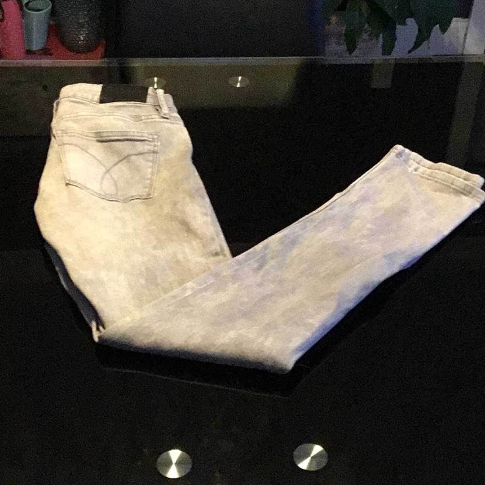 Like New! Calvin Klein Grey Jeans